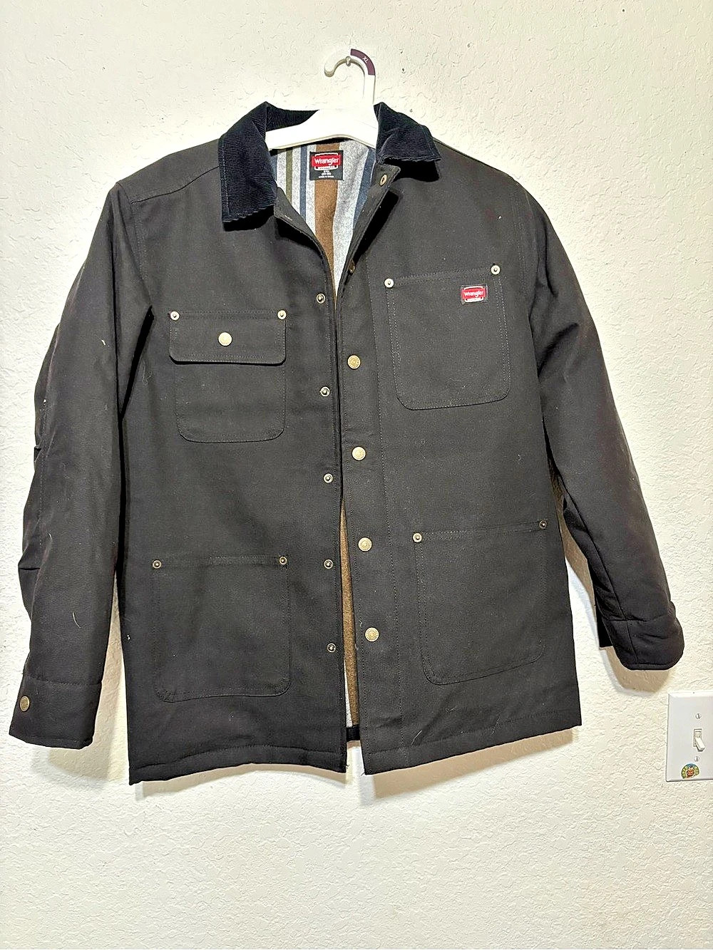 Wrangler Flex Barn Jacket Black Size small NWT